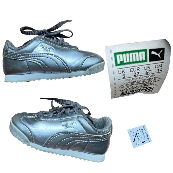 Puma Roma Pnt Ano Shoes Baby Sz 6C - Picture 1 of 7